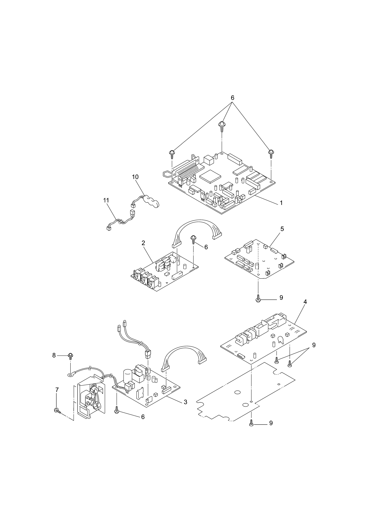 Brother MFC 9660 FAX8360 8370 Parts Reference-6